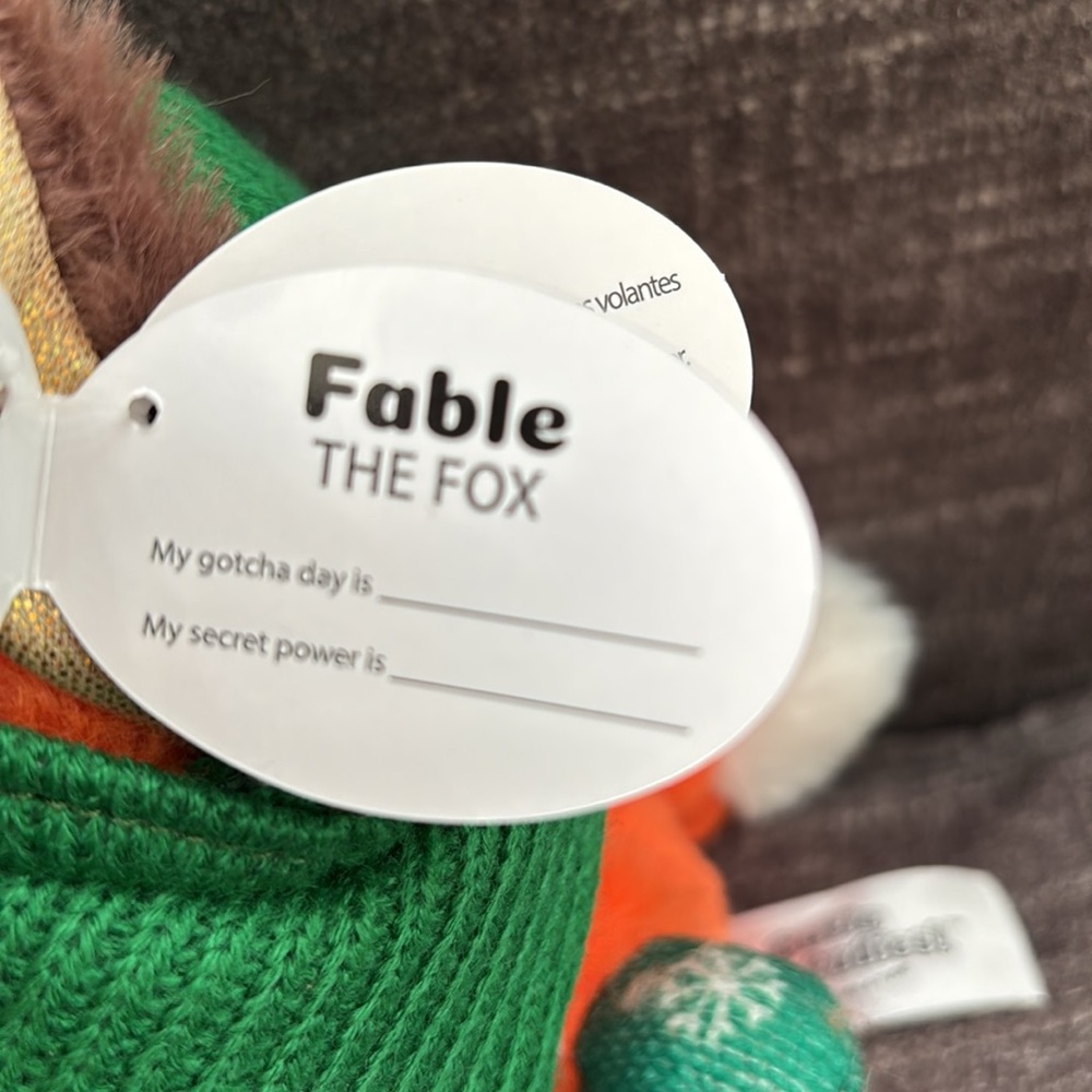 Fable Fox Stuffed Animal - Picture 11 of 11